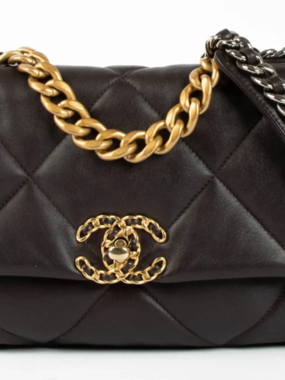 Chanel Medium 19 Flap Bag brown - Picture 2 of 7